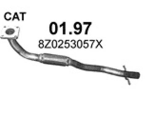 Труба выхлопная Audi