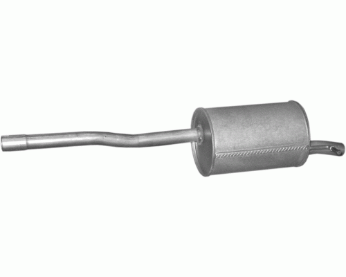 Глушитель задняя часть Dacia Logan