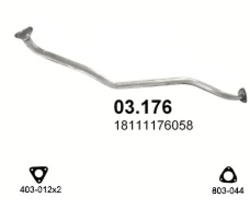 Труба выхлопная BMW