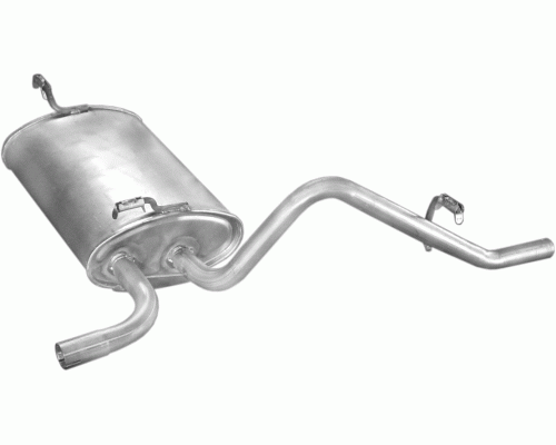 Глушитель задняя часть Daewoo Matiz