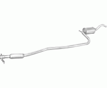 Глушитель средняя часть Ford Fiesta