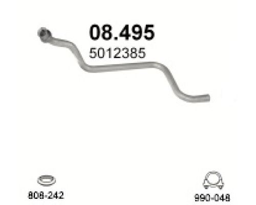 Труба выхлопная Ford Taunus