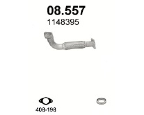 Труба выхлопная Ford Mondeo