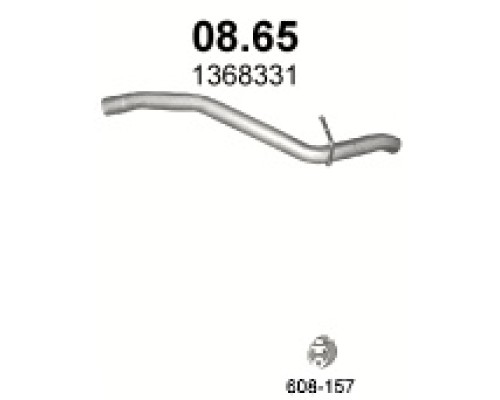 Труба выхлопная Ford Focus CC