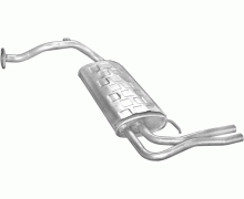 Глушитель задняя часть Honda Civic