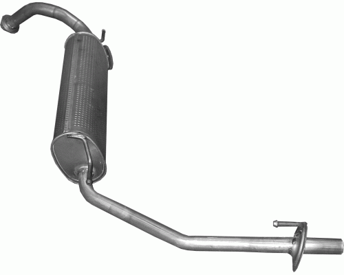 Глушитель задняя часть Honda Civic