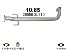 Труба выхлопная Hyundai I30