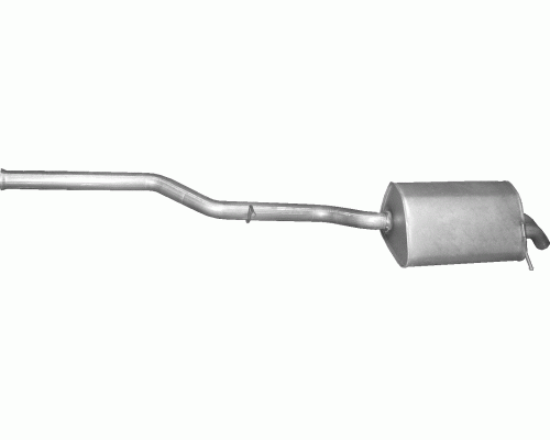 Глушитель задняя часть Mercedes C200 T203