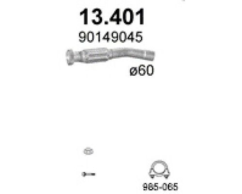 Труба выхлопная Mercedes Sprinter