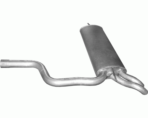 Глушитель задняя часть Mercedes E280