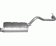 Глушитель задняя часть Mitsubishi L200