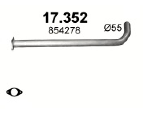 Труба выхлопная Opel Insignia