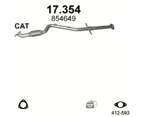 Труба выхлопная Opel Insignia
