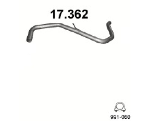 Труба выхлопная Opel Insignia