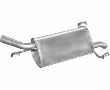 Глушитель задняя часть Opel Corsa C