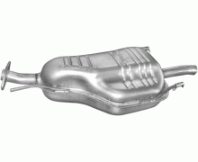 Глушитель задняя часть Opel Astra