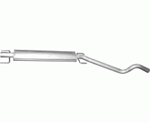 Глушитель средняя часть Opel Astra H