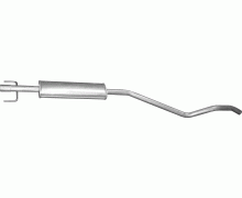 Глушитель средняя часть Opel Astra H