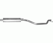 Глушитель средняя часть Opel Vectra C