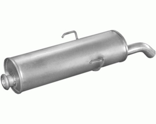 Глушитель задняя часть Peugeot 205