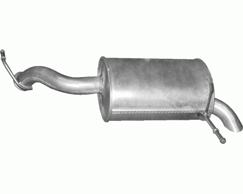 Глушитель задняя часть Peugeot 407