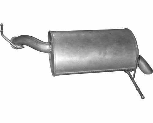 Глушитель задняя часть Peugeot 407