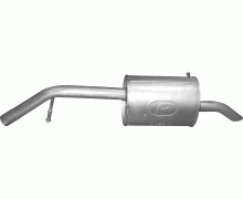 Глушитель задняя часть Peugeot 207