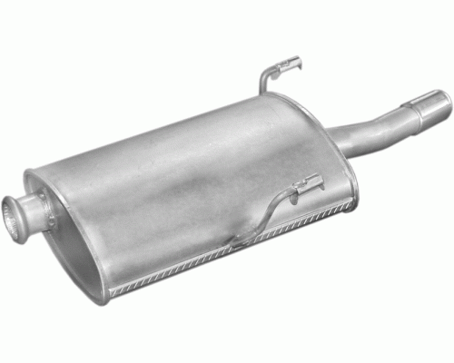 Глушитель задняя часть Peugeot 406