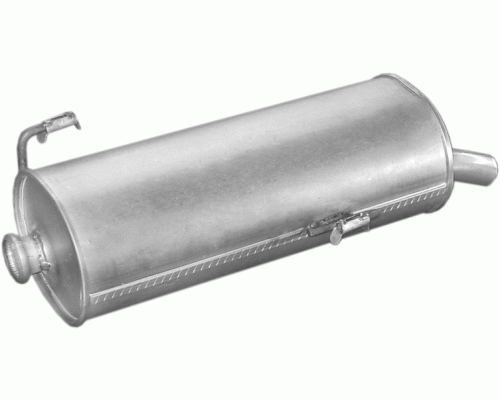 Глушитель задняя часть Peugeot 206