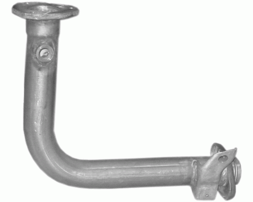 Труба выхлопная Peugeot 206