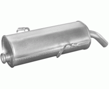 Глушитель задняя часть Peugeot 206