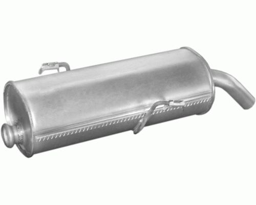 Глушитель задняя часть Peugeot 206
