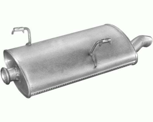 Глушитель задняя часть Peugeot 206