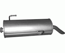 Глушитель задняя часть Peugeot 206