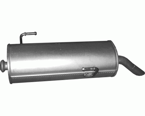 Глушитель задняя часть Peugeot 206