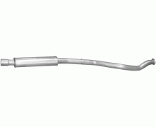 Глушитель средняя часть Peugeot 206