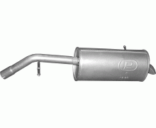 Глушитель задняя часть Peugeot 207