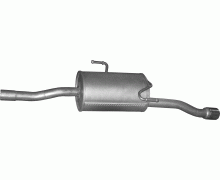 Глушитель задняя часть Peugeot 206