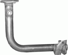 Труба выхлопная Peugeot 206