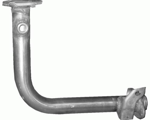 Труба выхлопная Peugeot 206