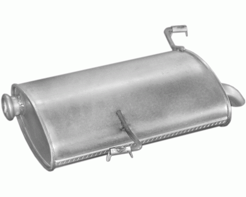 Глушитель задняя часть Peugeot 206