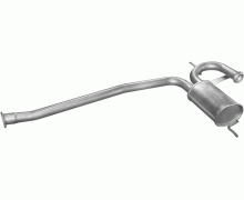 Глушитель средняя часть Renault R19