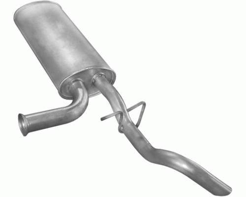 Глушитель задняя часть Renault Master