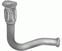 Труба выхлопная Renault Clio 2