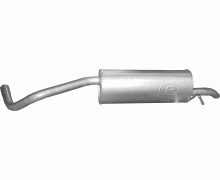 Глушитель задняя часть Skoda Fabia