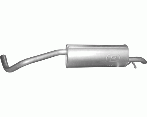 Глушитель задняя часть Skoda Fabia