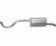 Глушитель задняя часть Skoda Roomster