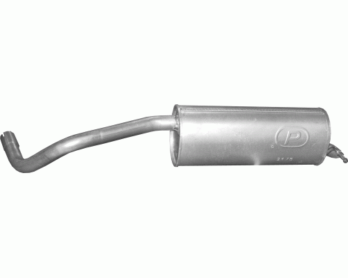 Глушитель задняя часть Skoda Fabia