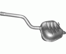 Глушитель задняя часть Skoda Octavia 2