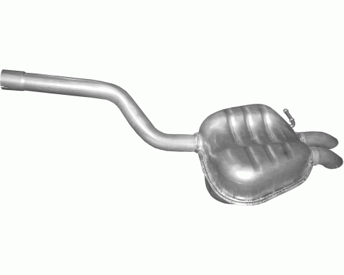 Глушитель задняя часть Skoda Octavia 2